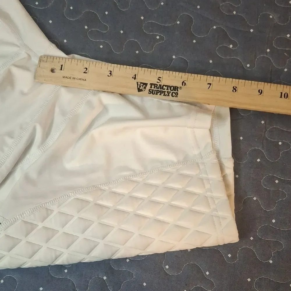 Koo Pow white padded shorts